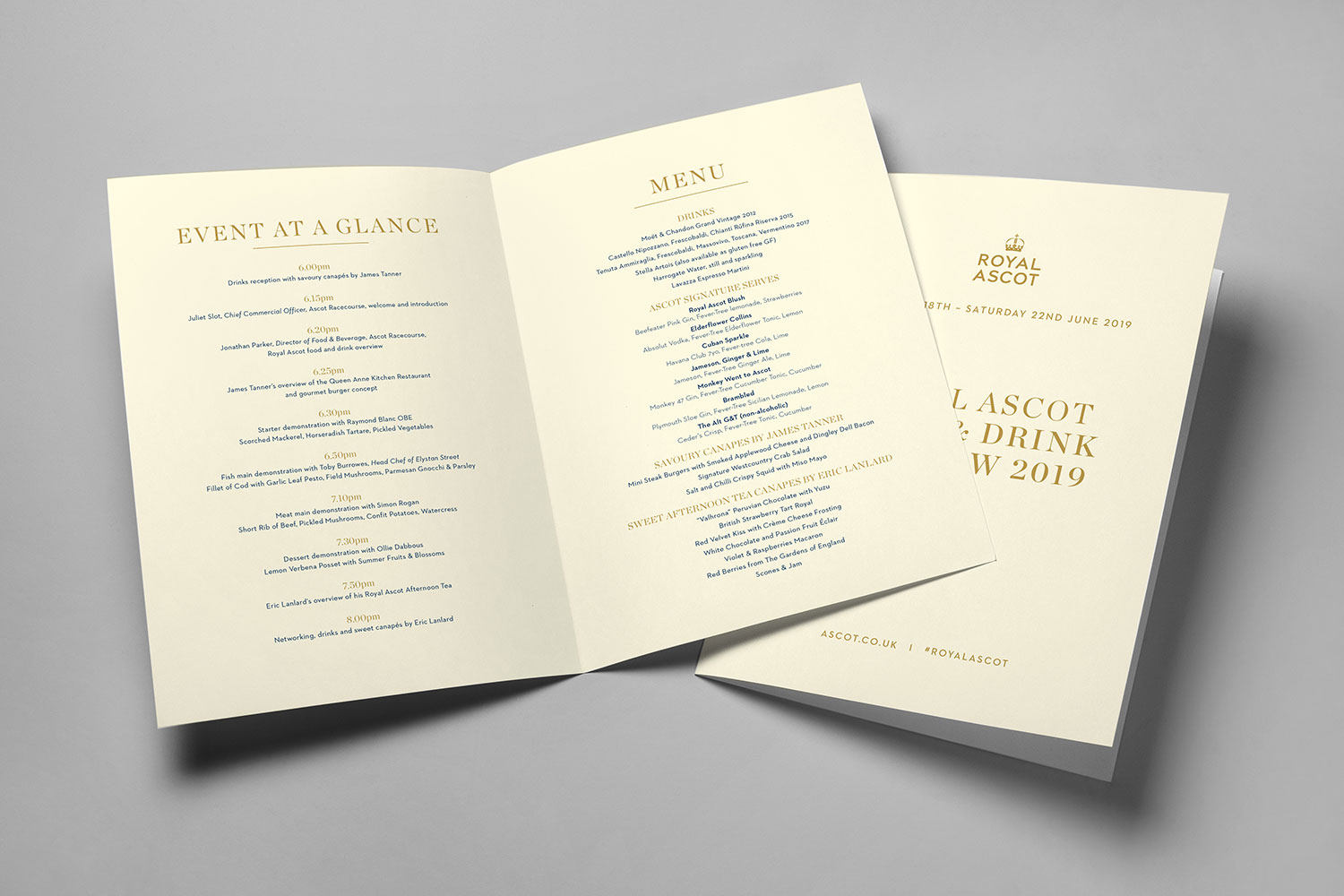 Royal Ascot Brochure Design Essex