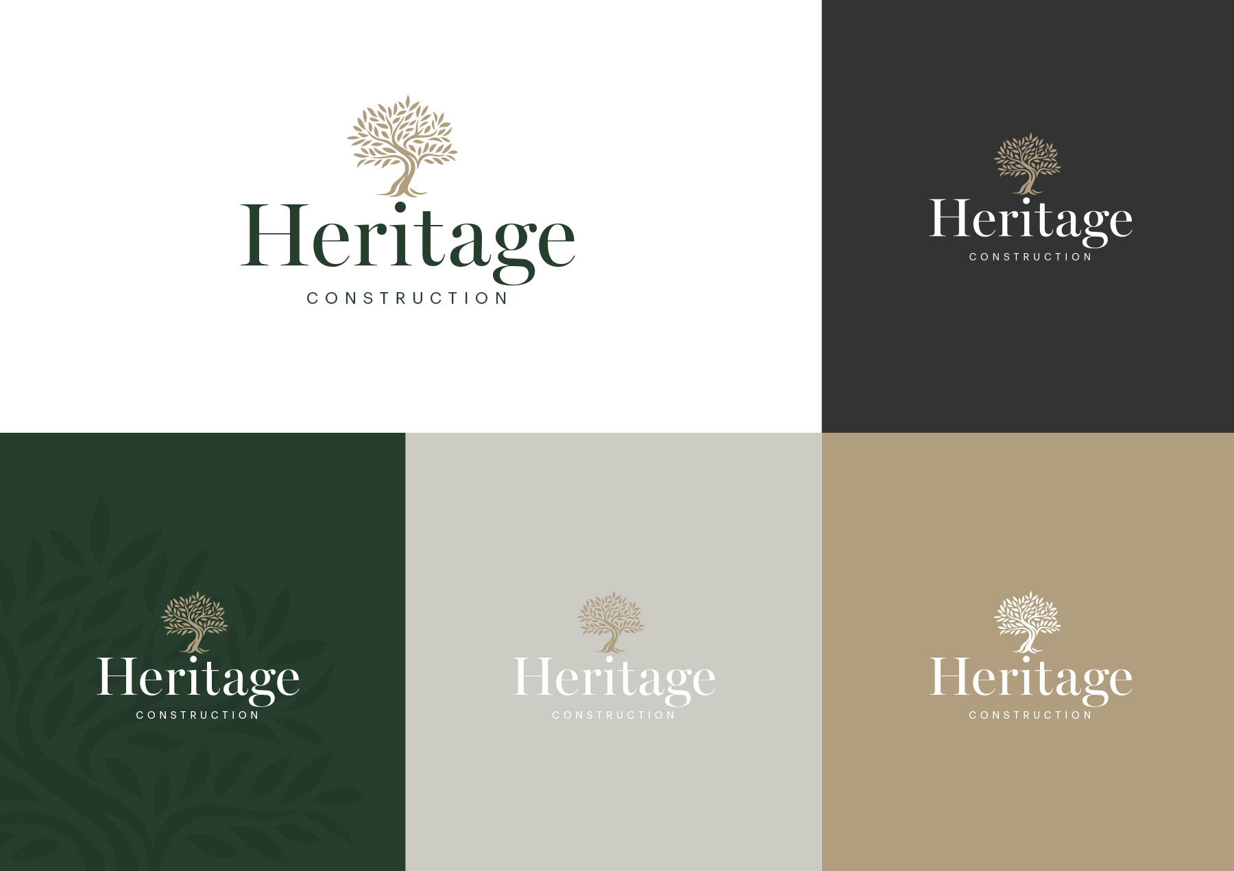 Heritage Construction Branding | DesignBcreative
