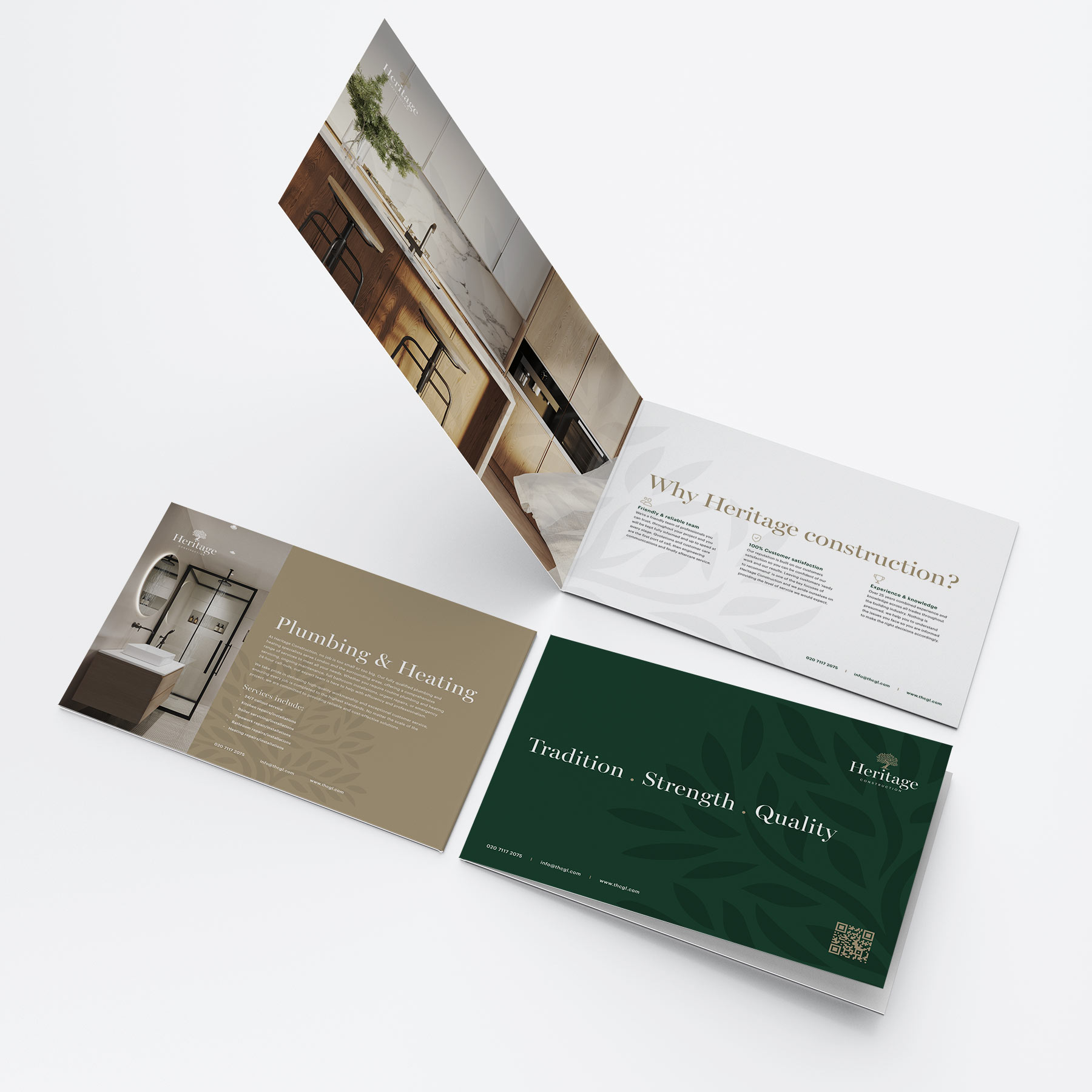 Heritage Construction Brochure Design | DesignBcreative